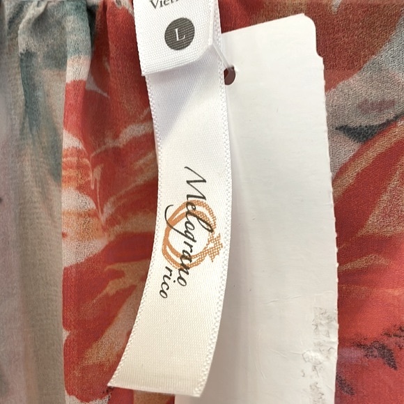 🎄2 / $27. 🎄FLORAL Chiffon/Cami bodysuit NWT - Picture 3 of 9